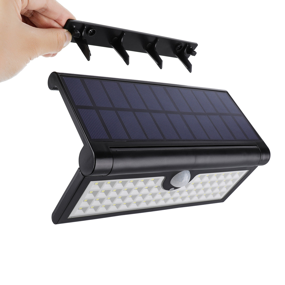 Outdoor Solar Wall LED Light with Auto Control & Motion Detection