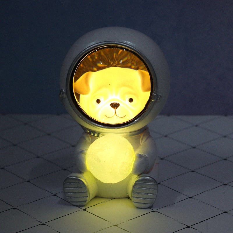 Cute Animal Astronaut night light