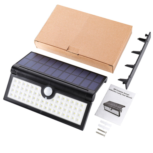 Outdoor Solar Wall LED Light with Auto Control & Motion Detection