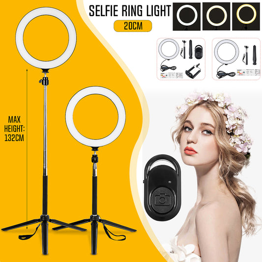 LED Selfie Ring Light With Hight Stand (Tripod)