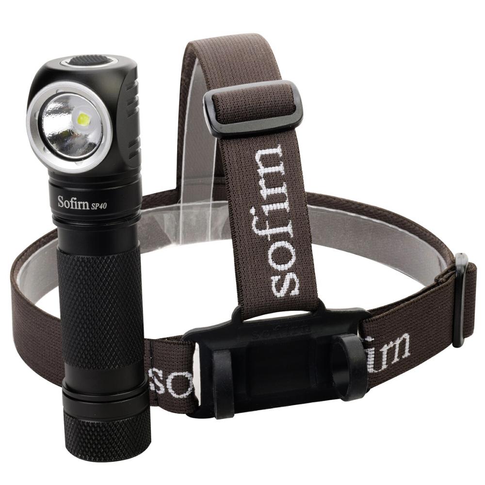 Sofirn SP40 Headlamp LED Cree XPL 1200Lm USB Rechargeable 18650  (Magnet Tail Cap)
