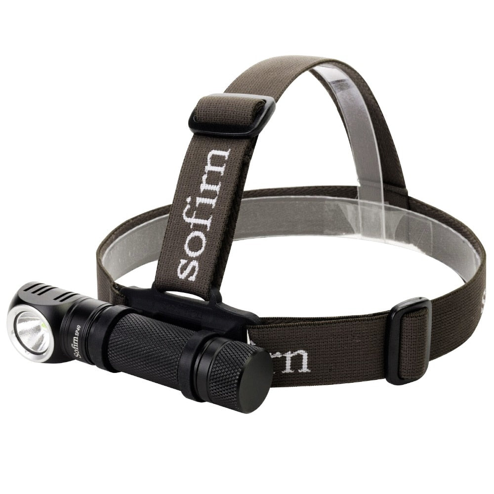 Sofirn SP40 Headlamp LED Cree XPL 1200Lm USB Rechargeable 18650  (Magnet Tail Cap)