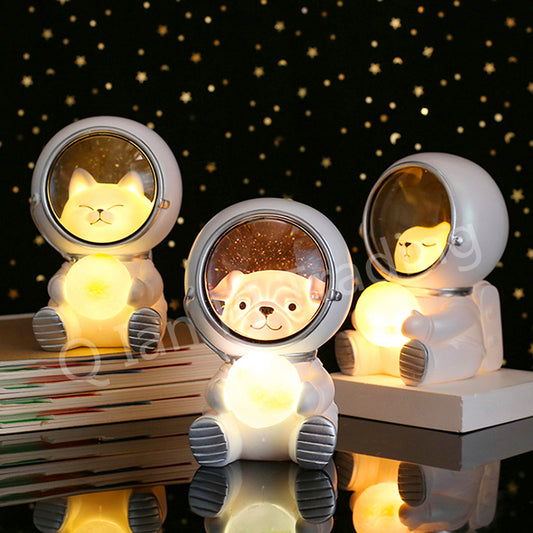 Cute Animal Astronaut night light