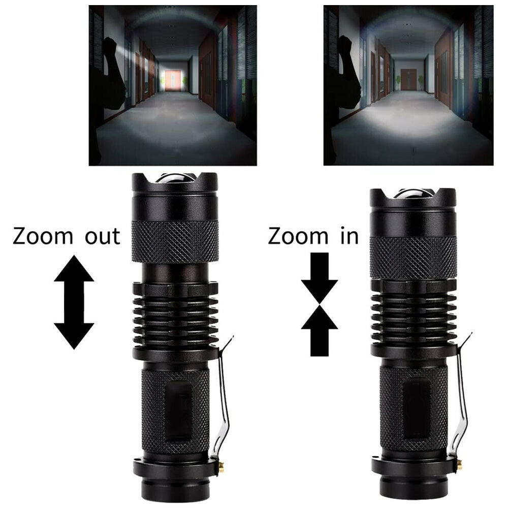 Mini LED Flashlight (Zoomable)